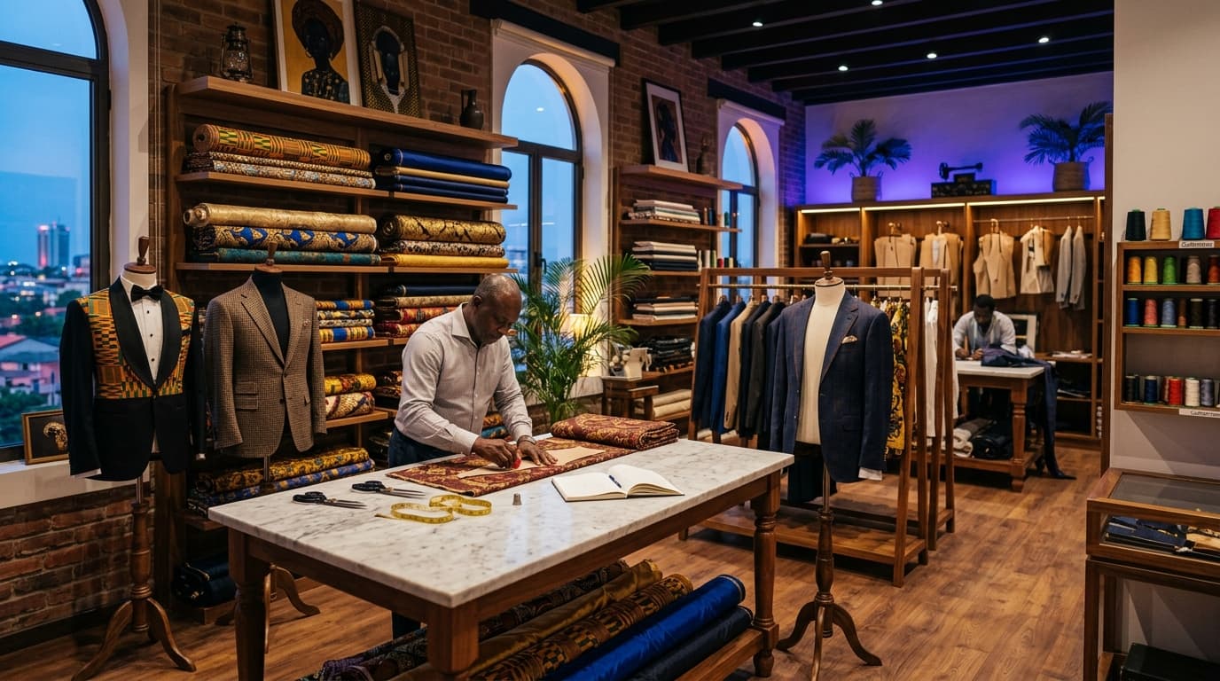 African Haute Couture Master Tailor Atelier